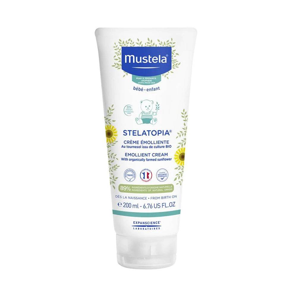Mustela Crème Émolliente Stelatopia au Tournesol BIO 200ml - Para Klean