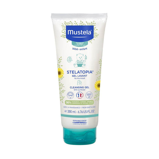 Mustela Gel Lavant Stelatopia au Tournesol BIO 200ml - Para Klean