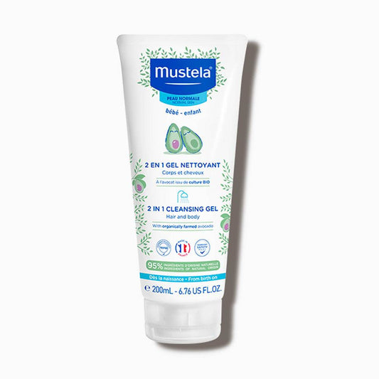 Mustela Gel Nettoyant 2 en 1 à l'avocat BIO 200ml - Para Klean