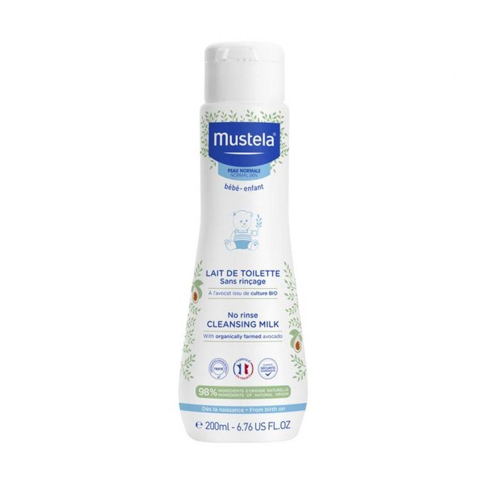 Mustela Lait De Toilette Sans Rinçage à L'avocat BIO - Para Klean