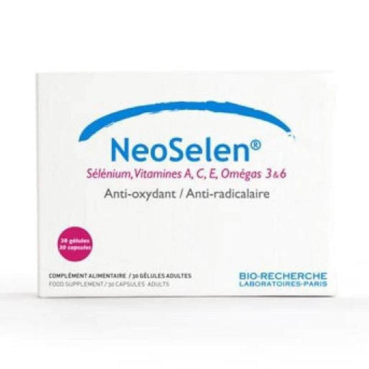 Neoselen Selenium Vitamines A.C.E.Omégas 30 Gélules {{ para_klean }}