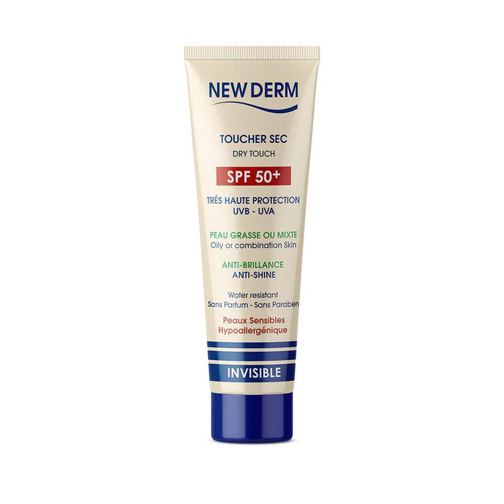 New Derm Ecran Invisible Toucher Sec SPF50+ 50ml - Para Klean