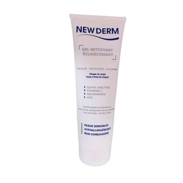 New Derm Gel Nettoyant Eclaircissant Visage Et Corps 250ml - Para Klean