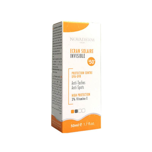 Novaderm Ecran Invisible SPF50+ 50ml {{ para_klean }}