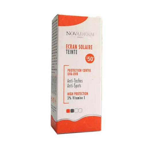 Novaderm Ecran Teinte SPF50+ 50ml {{ para_klean }}
