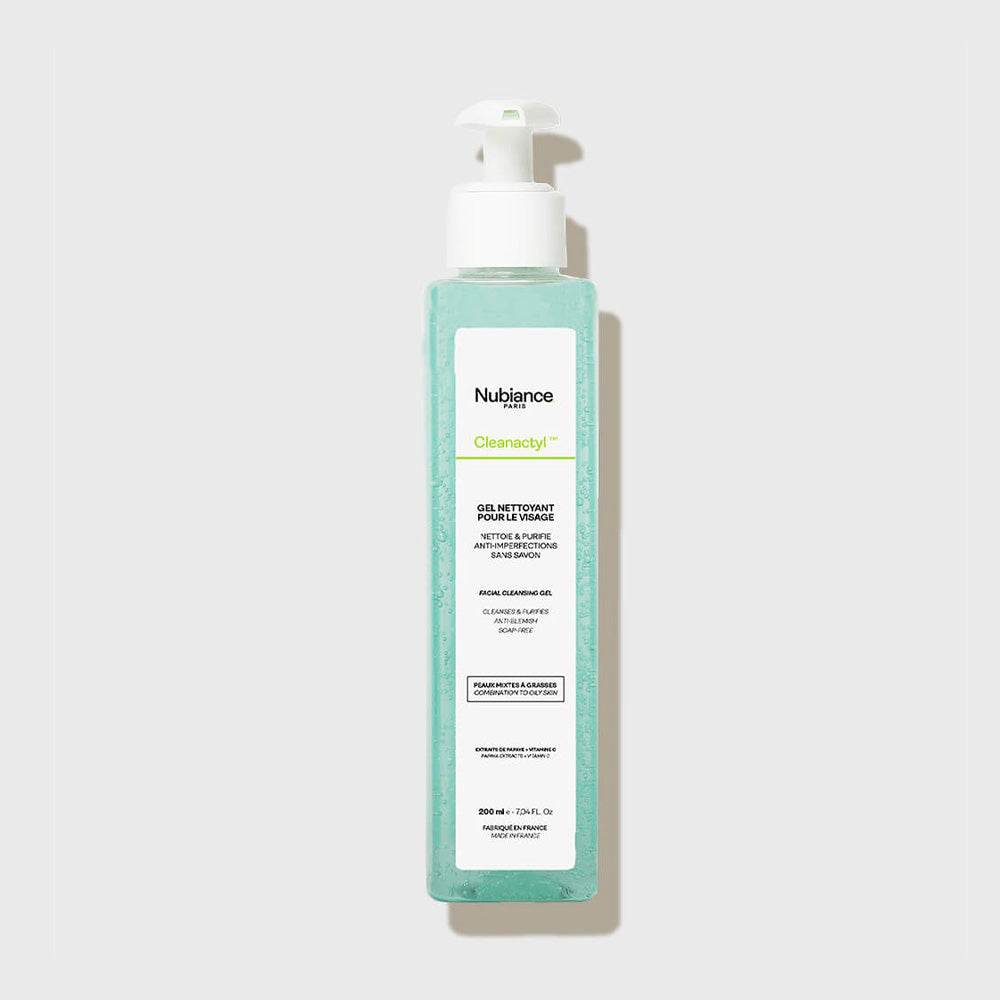 Nubiance Cleanactyl Gel Nettoyant Visage Anti-Imperfections 200ml - Para Klean