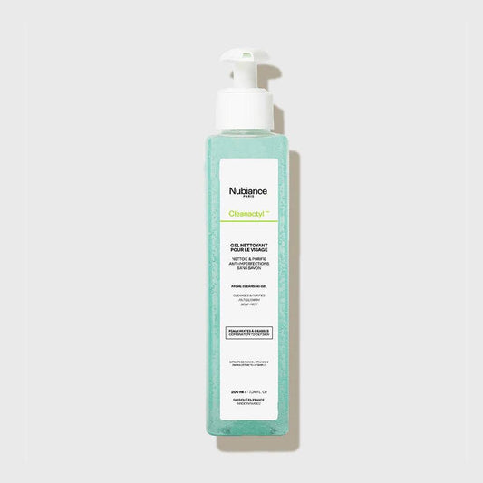 Nubiance Cleanactyl Gel Nettoyant Visage Anti-Imperfections 200ml - Para Klean