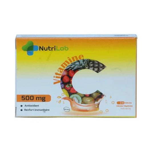 Nutrilab Acerola Vitamine C 30 Gélules {{ para_klean }}