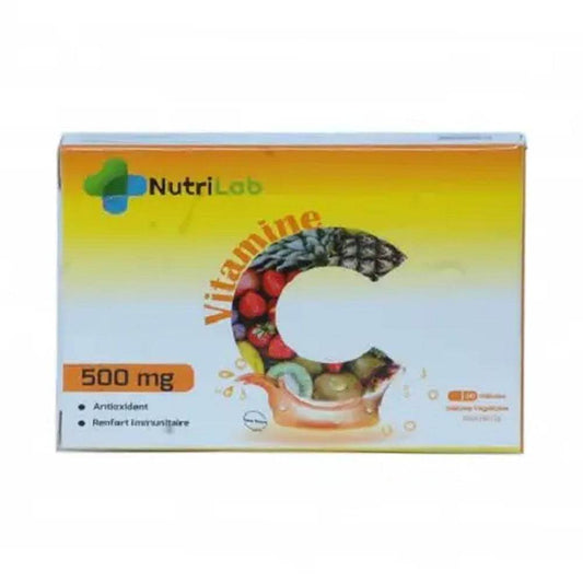 Nutrilab Vitamine C 500mg 30 Gélules {{ para_klean }}