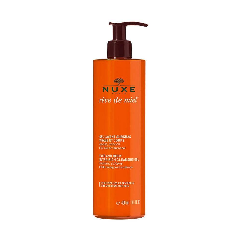 Nuxe Rêve de Miel Gel Lavant Surgras Visage et Corps 400ml - Para Klean
