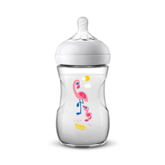 AVENT Biberon Naturel Flaming 260ml +1m Scf070/21 {{ para_klean }}
