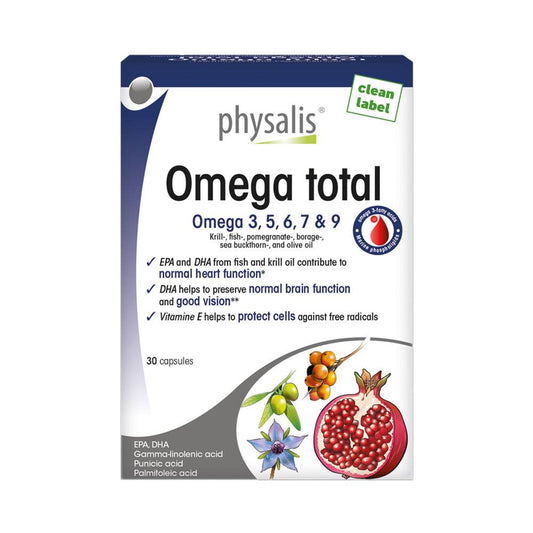 Physalis Oméga Total 3.5.6.7 & 9 30 Capsules {{ para_klean }}