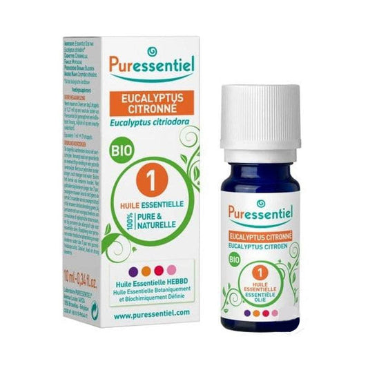Puressentiel Huile Essentielle Eucalyptus Citronné BIO 10ml - Para Klean