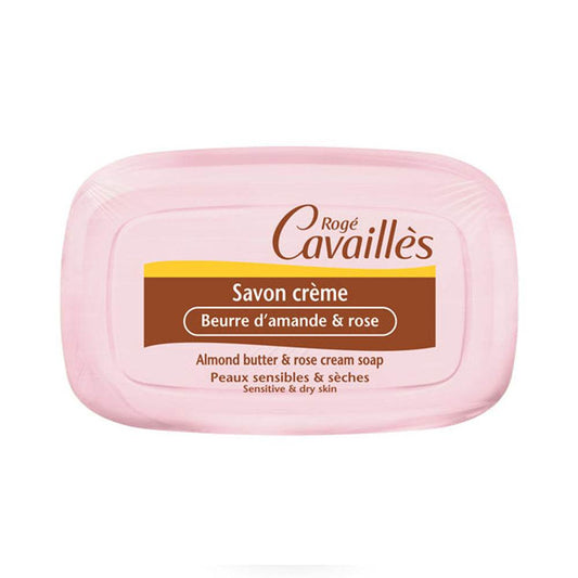 Rogé Cavaillès Savon Crème Beurre D’amande Et Rose 115g - Para Klean