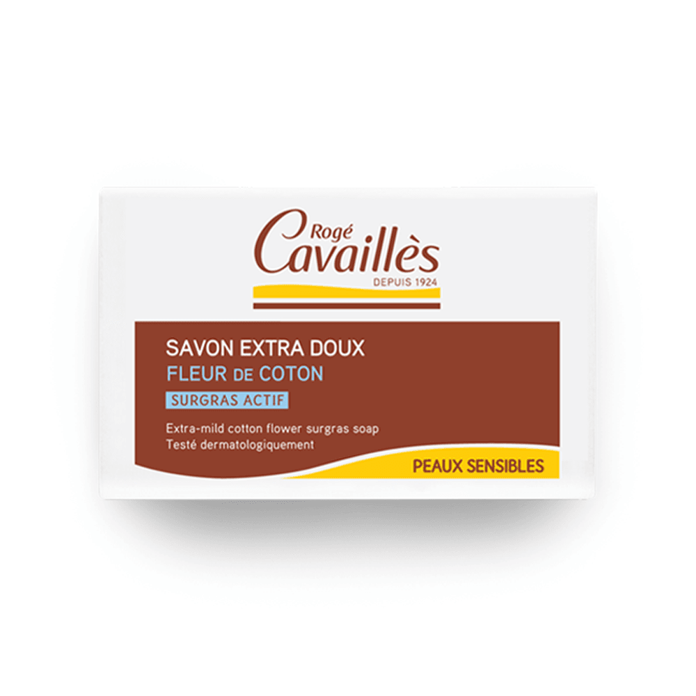 Rogé Cavaillès Savon Surgras Extra-Doux Fleur de Coton 150g - Para Klean