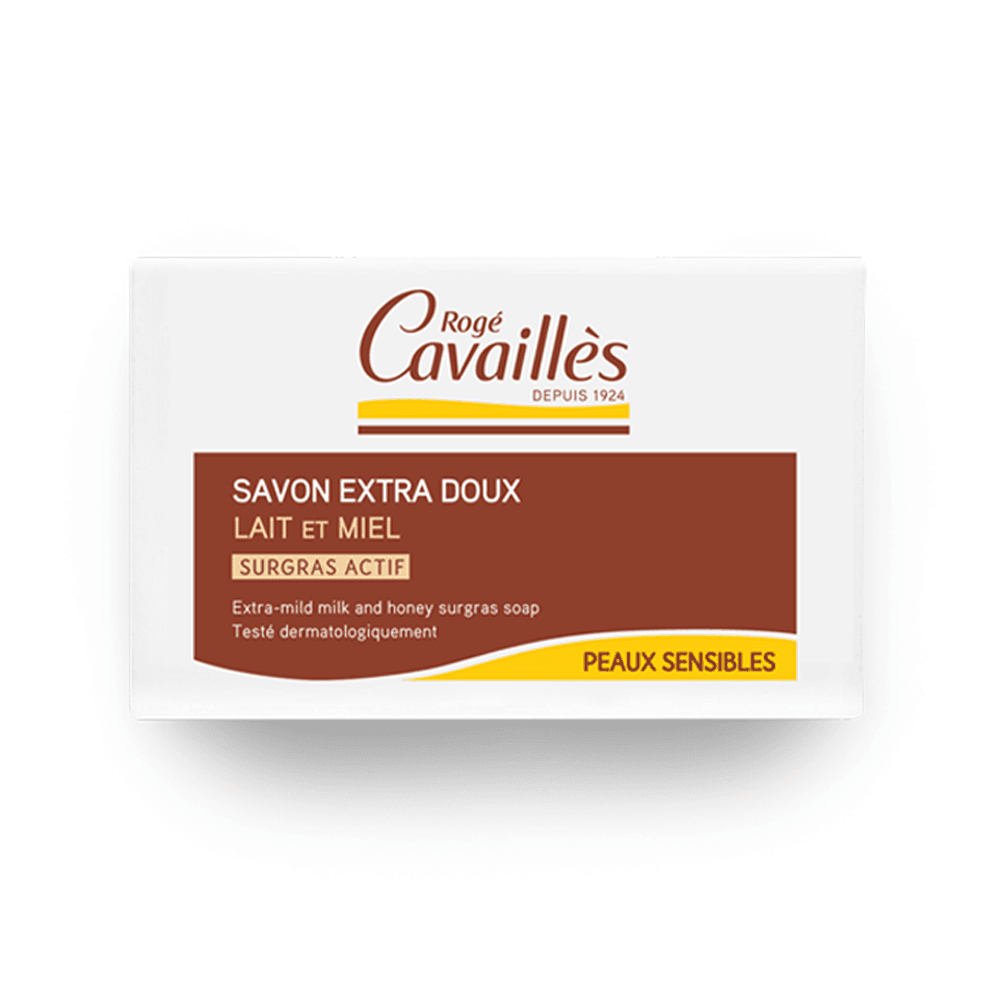 Rogé cavaillès Savon Surgras Extra Doux Lait et Miel 150g - Para Klean