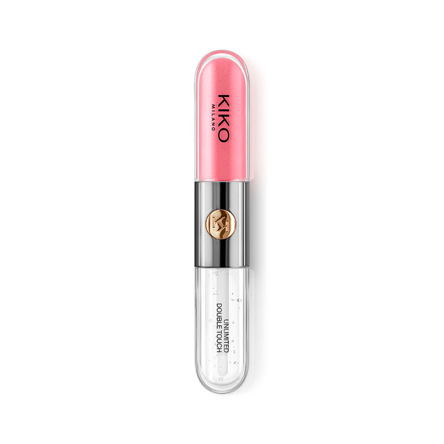 Kiko Milano Rouge à lèvres liquide en 2 étapes - Unlimited Double Touch -Satin Pink Camellia - Para Klean