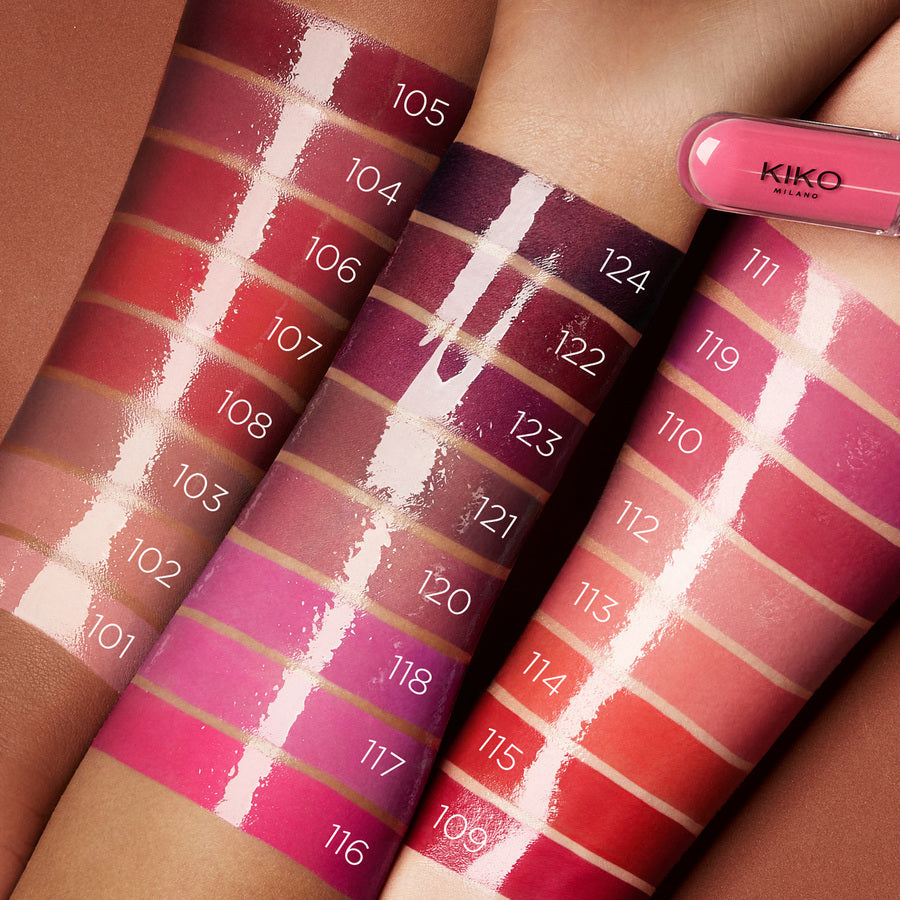 Kiko Milano Rouge à lèvres liquide en 2 étapes - Unlimited Double Touch -Satin Pink Camellia - Para Klean