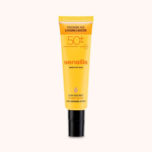 SENSILIS Soin solaire pour le visage anti-âge SPF50+ 50ml Teinté {{ para_klean }}