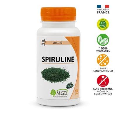 MGD Bio Spiruline boite 200 gélules {{ para_klean }}