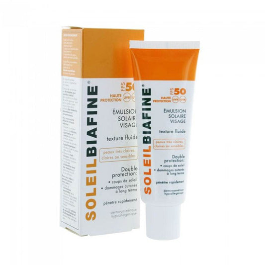 Soleil Biafine Emulsion Solaire SPF50+ 50ml {{ para_klean }}