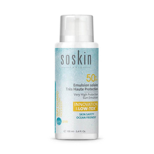 Soskin Low-Tox Emulsion Solaire SPF50+ 100ml {{ para_klean }}