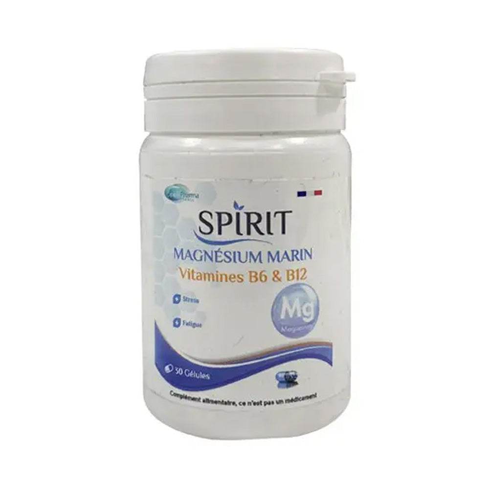 Spirit Magnesium Marin Vitamine B6 Et B12 30 Gélules {{ para_klean }}
