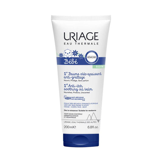 Uriage Bébé - 1er Baume Oleo-apaisant Anti-grattage 200ml - Para Klean