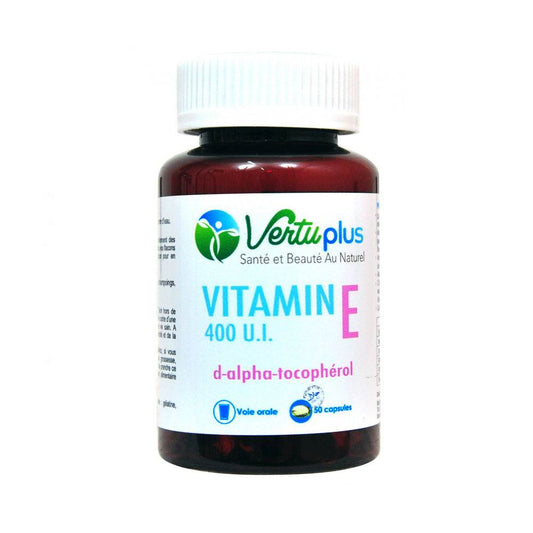 Vertu Plus Vitamine E 50 Capsules - Para Klean