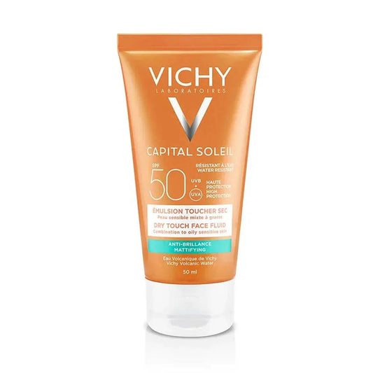 Vichy Capital Soleil Emulsion Toucher Sec SPF50+ 50ml {{ para_klean }}