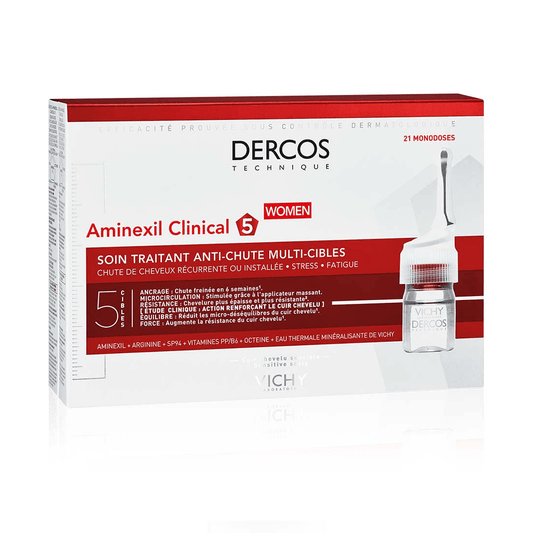 Vichy Dercos Technique Aminexil Clinical 5 Femme 21 Ampoules {{ para_klean }}