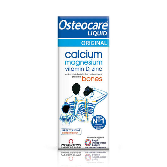 Vitabiotics Osteocare Calcium Magnésium Zinc Vitamine D3 Liquide 200ml {{ para_klean }}