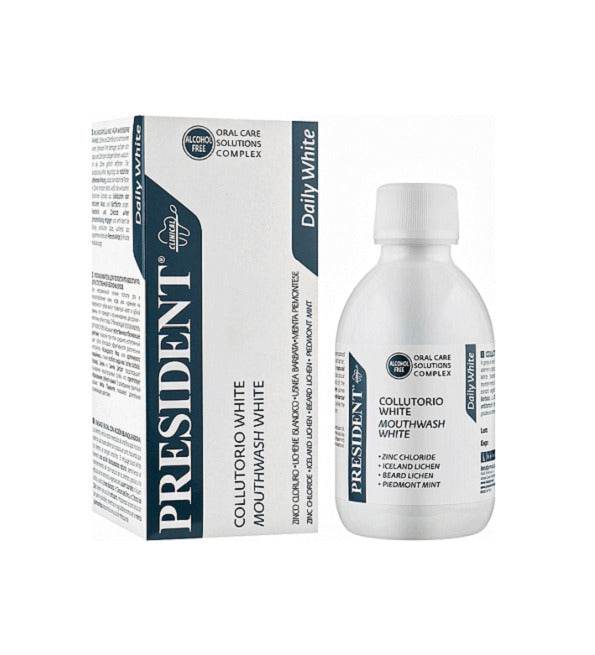 President Bain De Bouche White 200 ml - Para Klean