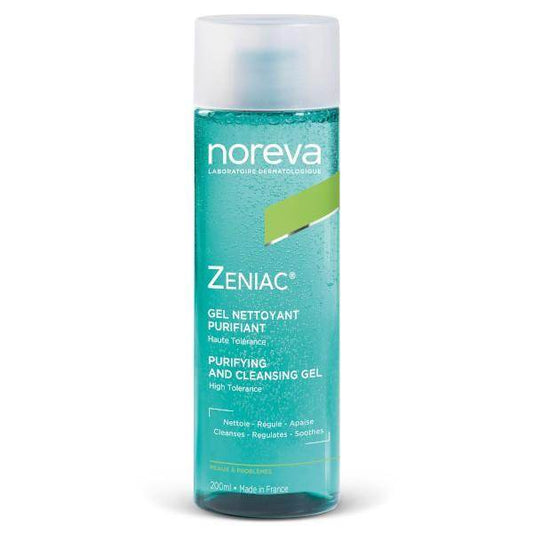 Noreva Zeniac Gel Nettoyant Purifiant 200ml - Para Klean