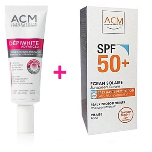 ACM Dépiwhite Advanced Crème intensive anti-taches + ACM Ecran Solaire Offert - Para Klean