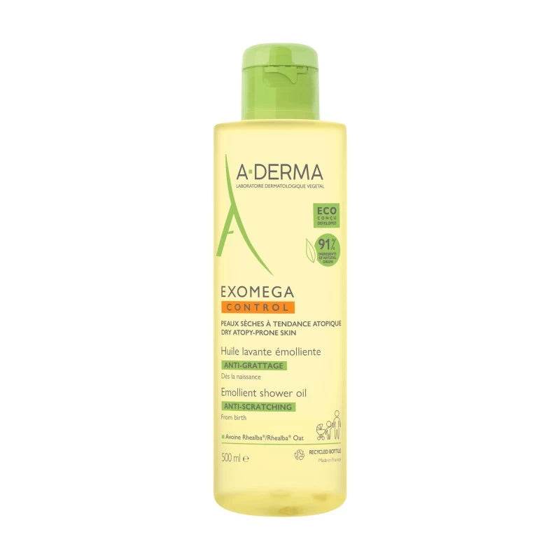A-Derma EXOMEGA CONTROL Huile lavante émolliente anti-grattage 500ml - Para Klean
