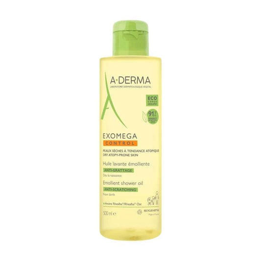 A-Derma EXOMEGA CONTROL Huile lavante émolliente anti-grattage 500ml - Para Klean