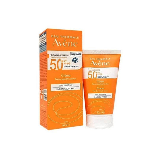 Avène Crème Solaire Spf 50+ Peaux Sèches | 50 Ml - Para Klean