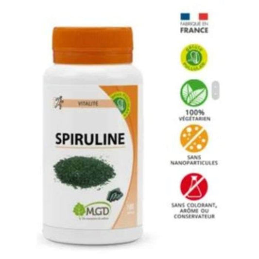MGD Spiruline Bio 100 Gélules {{ para_klean }}