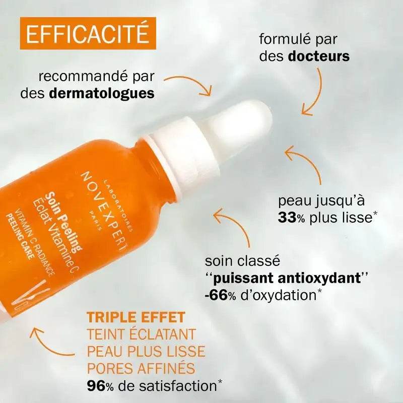 NOVEXPERT Soin Peeling Eclat Vitamine C | 30ml - Para Klean