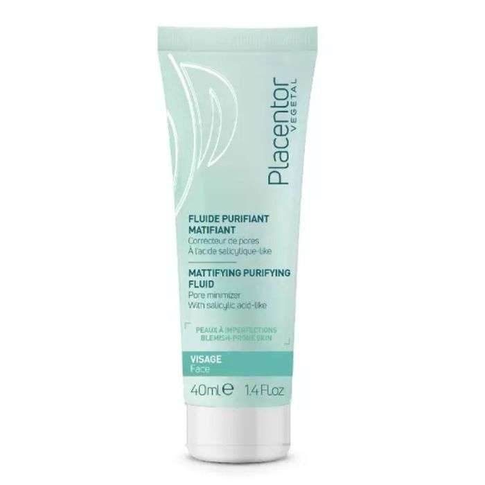Placentor Fluide Purifiant Matifiant 40ml Peaux Mixtes Grasses Acné - Para Klean