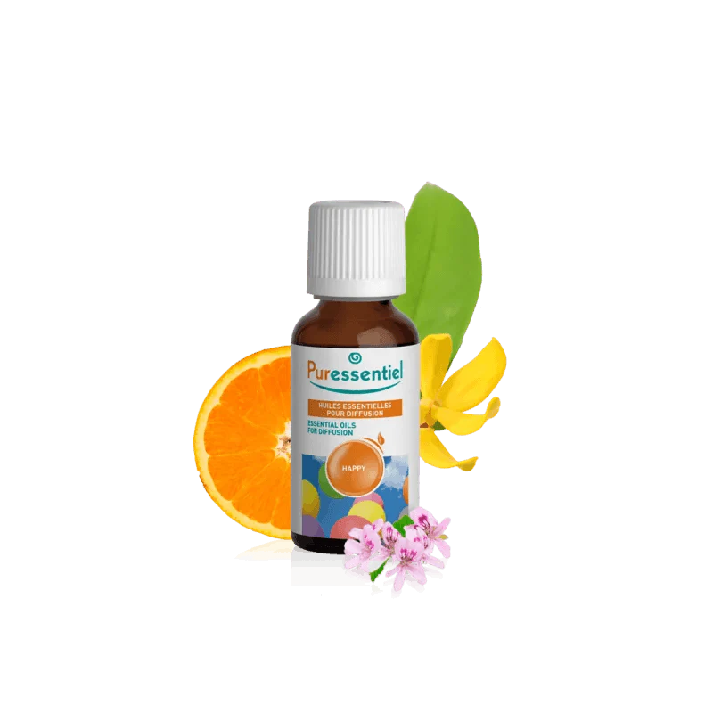 PURESSENTIEL HUILE ESSENTIELLE POUR DIFFUSION HAPPY 30ML - Para Klean