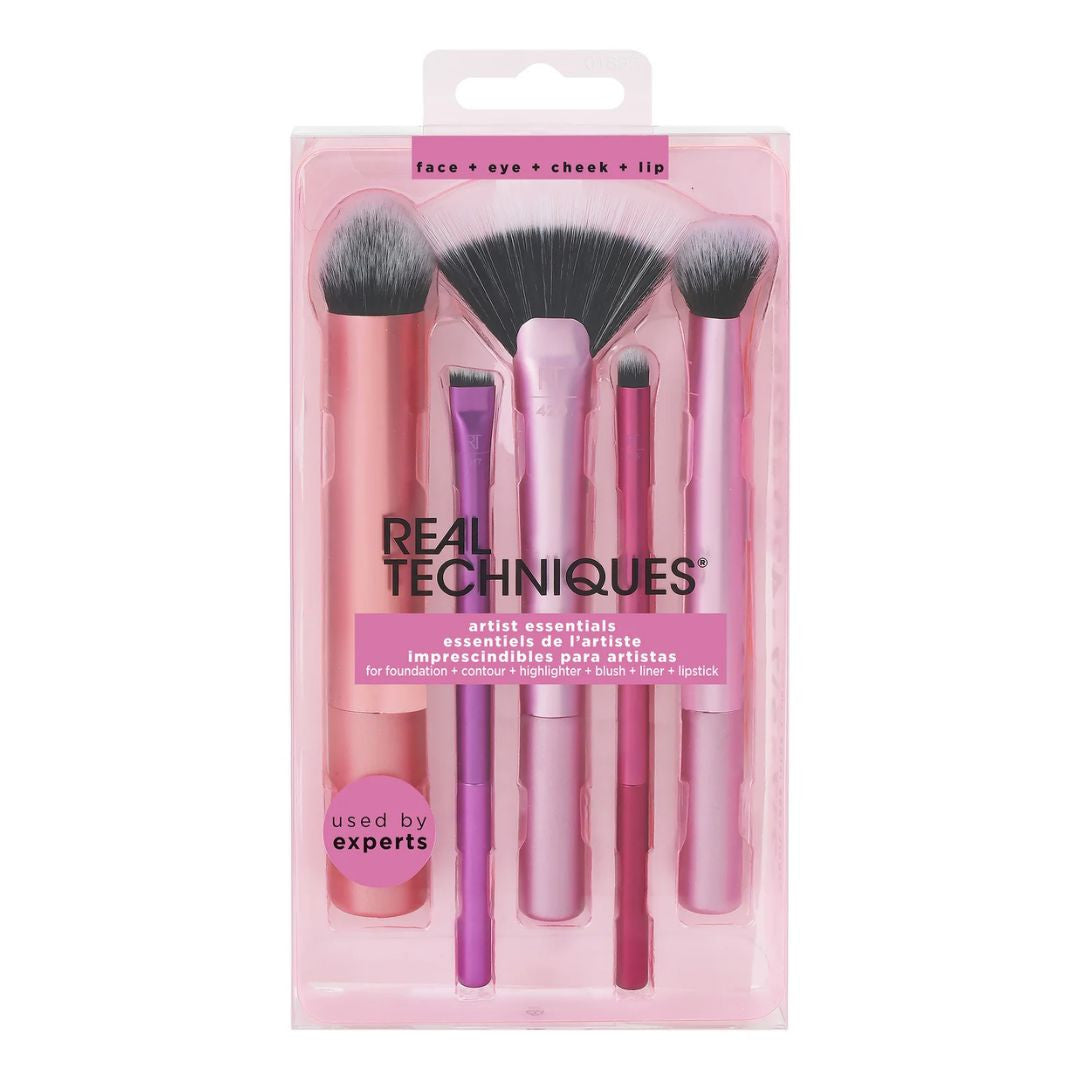 Real Techniques Artist Essentials Brush Set - Para Klean