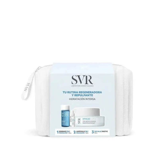 SVR COFFRET BOOSTER HYDRATATION HYALU B5 30ML + AMPOULES B3 10ML + HYALU BIOTIC 50ML - Para Klean