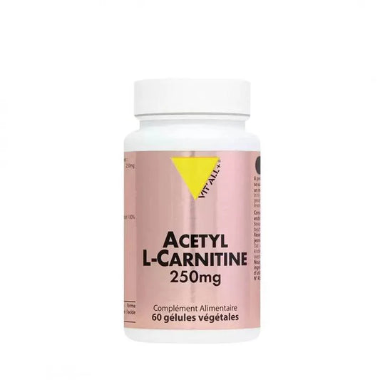 VITALL+ Acétyl L Carnitine 250mg Boite 60 Gélules {{ para_klean }}