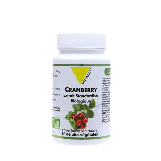 VITALL+ Cranberry Bio Boite 30 Comprimés {{ para_klean }}