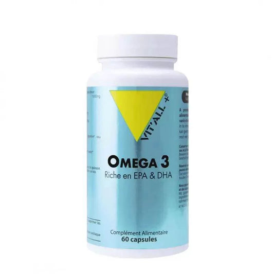 VITALL+ Oméga 3 1000mg Boite 60 Capsules {{ para_klean }}