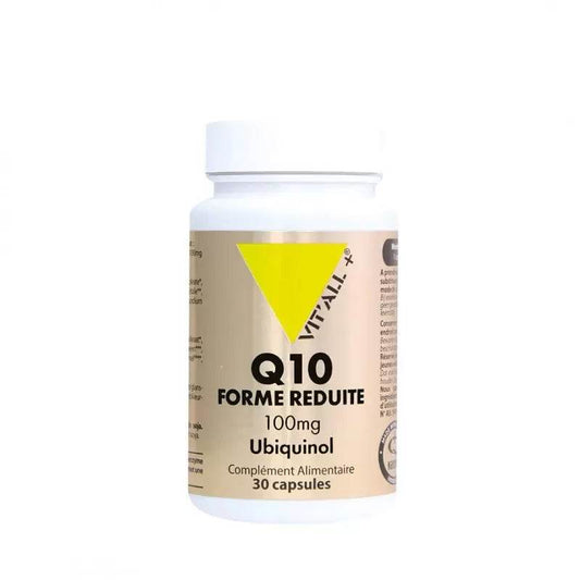 VITALL+ Q10 Réduit 100mg – Ubiquinol™ Boite 30 Capsules {{ para_klean }}